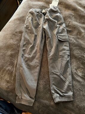 Zara Kids Gray Cargo Jogger Pants